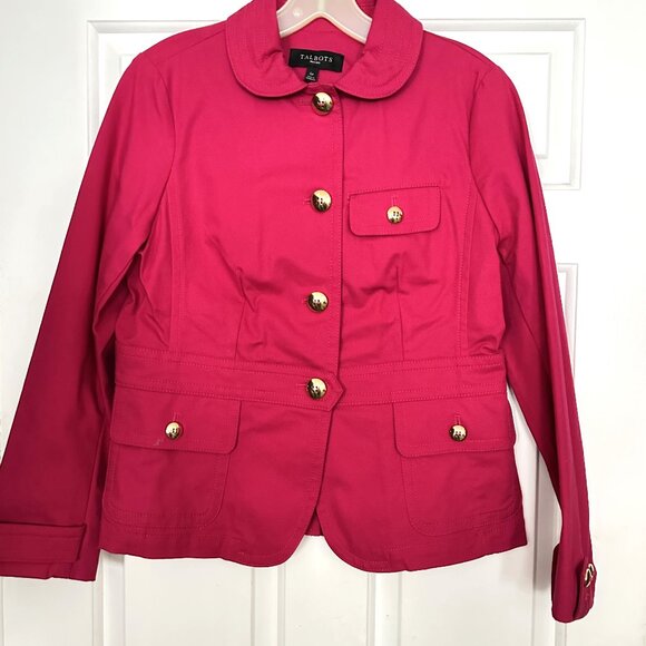 Women's‎ Talbots Petites Size 6P Pink Jacket - Picture 1 of 5